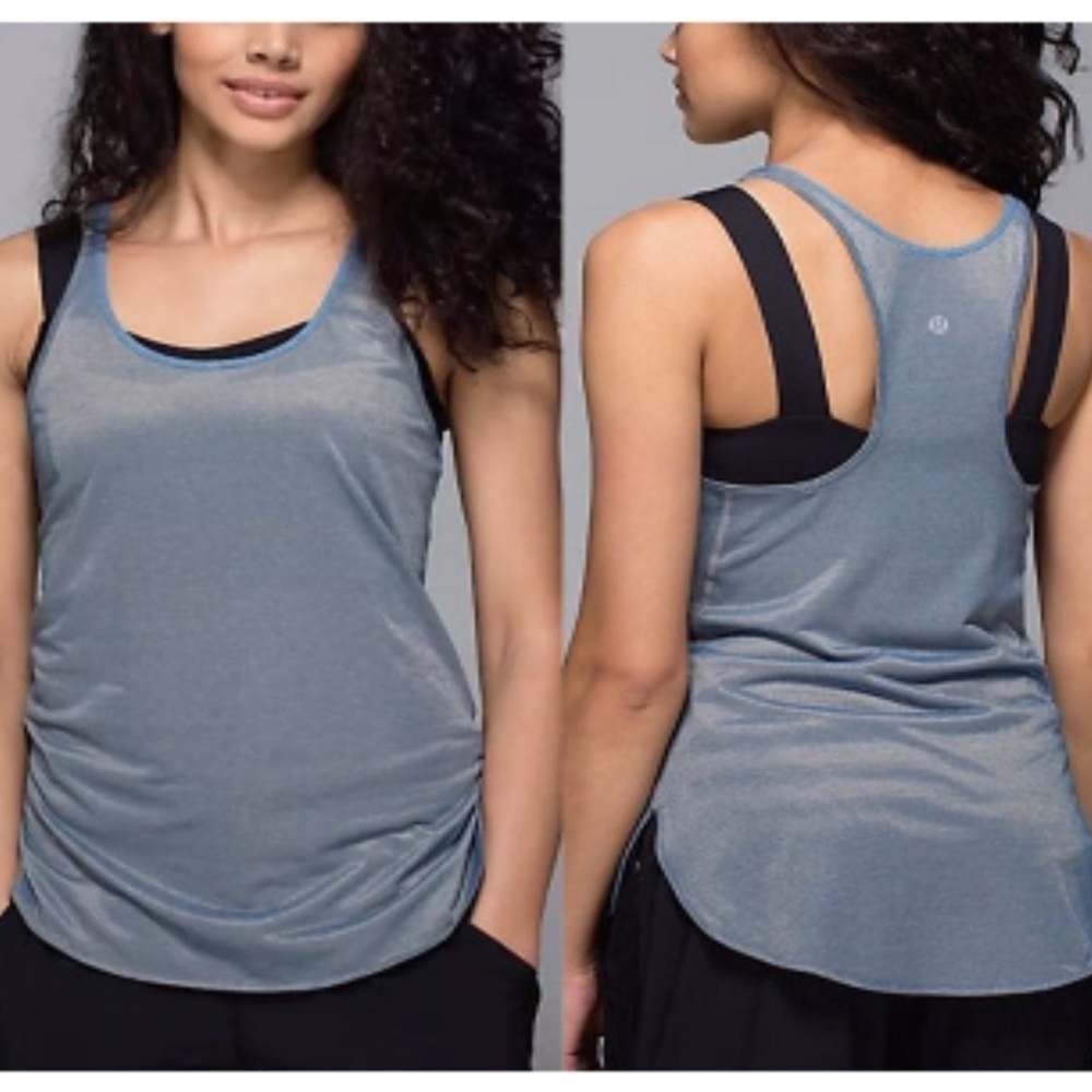 lululemon What The Sport Singlet Metallic Tank‎